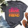 If Found Drunk Please Return To Friend Matching Bella Canvas T-shirt Heather Dark Grey