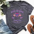 Mind Your Own Damn Business Harris Walz Waltz 2024 Floral Bella Canvas T-shirt Heather Dark Grey