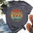 Musician Leons King Cassette Retro Circle 2000S Rock Vintage Bella Canvas T-shirt Heather Dark Grey