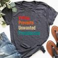 Voting Prevents Unwanted Presidencies 2024 Bella Canvas T-shirt Heather Dark Grey