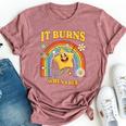 It Burns When I Pee Saying Sarcastic Bella Canvas T-shirt Heather Dark Grey