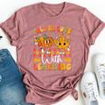 Fall In Love With Learning Teacher Autumn Pumpkin Bella Canvas T-shirt Heather Dark Grey