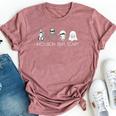 Inclusion Isn't Scary Slp Halloween Sped Teacher Ghost Mummy Bella Canvas T-shirt Heather Dark Grey
