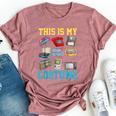 This Is My 80S Costume 1980S Party 80'S Outfit Women Bella Canvas T-shirt Heather Mauve