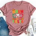 Bruh Let's Fiesta Cinco De Mayo Mexican Party Kid Bella Canvas T-shirt Heather Mauve