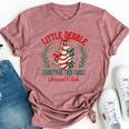 Christmas Tree Cake Social Club Christmas Coquette Kid Bella Canvas T-shirt Heather Mauve
