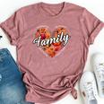 Cute Fall Autumn Season Matching Family Thanksgiving 2024 Bella Canvas T-shirt Heather Mauve