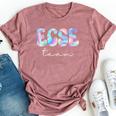 Ecse Team Groovy Back To School Cute Teachers Girl Bella Canvas T-shirt Heather Mauve