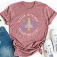 Mission Fifth Grade Space Rocket Back To School Vi Bella Canvas T-shirt Heather Mauve