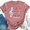 Music Teacher Kid National Hispanic Heritage Month Bella Canvas T-shirt Heather Mauve