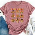 Speech Therapy Turkey Slp Speech Therapist Fall Thanksgiving Bella Canvas T-shirt Heather Mauve