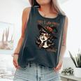 Yes I Am Pretty Tired Bullshit Vintage Halloween Comfort Colors Tank Top Pepper