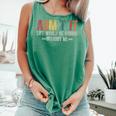 Admit It Life Would Be Boring Without Me Saying Retro Comfort Colors Tank Top Light Green
