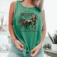 Please Be Patient With Me I Comfort Colors Tank Top Light Green