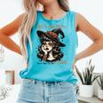 Yes I Am Pretty Tired Bullshit Vintage Halloween Comfort Colors Tank Top Lagoon