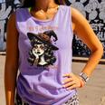 Yes I Am Pretty Tired Bullshit Vintage Halloween Comfort Colors Tank Top Violet