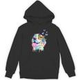 Beagle Splash Art Butterflies Dog Lover Unisex Hoodie