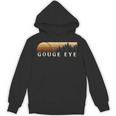 Gouge Eye NV Vintage Evergreen Sunset Eighties Retro Unisex Hoodie