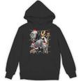 Zoo Animals Christmas Lights Jungle Zookeeper Safari Theme Premium Unisex Hoodie