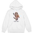 Cat Astronaut I Need Space Universe Outer Space Kitty Lover Unisex Hoodie