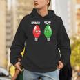 Christmas Light Bulbs Working Off & On During Holidays Unisex Hoodie