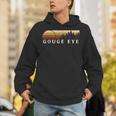Gouge Eye NV Vintage Evergreen Sunset Eighties Retro Unisex Hoodie
