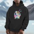 Beagle Splash Art Butterflies Dog Lover Unisex Hoodie