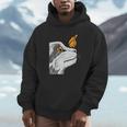 Cat With Monarch Butterfly On His Nose Butterfly Cat Lover Unisex Hoodie