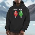 Christmas Light Bulbs Working Off & On During Holidays Unisex Hoodie