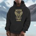Never Underestimate The Power Of Adger Personalized Last Name Hoodie