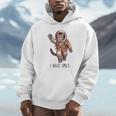 Cat Astronaut I Need Space Universe Outer Space Kitty Lover Unisex Hoodie