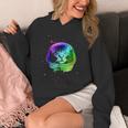 Cat Is An Astronaut In Outer Space Unisex Hoodie