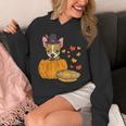 Pilgrim Chihuahua Dog Pumpkin Pie Thanksgiving Mexican Unisex Hoodie