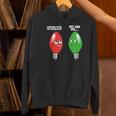 Christmas Light Bulbs Working Off & On During Holidays Unisex Hoodie