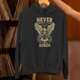 Never Underestimate The Power Of Adger Personalized Last Name Hoodie