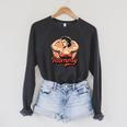 Muscle Mommy Retro Weightlifting And Bodybuilding Gym Mom Sponge Fleece Raglan Crewneck Sweatshirt Dark Grey Heather
