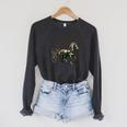 Please Be Patient With Me I Sponge Fleece Raglan Crewneck Sweatshirt Dark Grey Heather