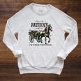 Please Be Patient With Me I Sponge Fleece Raglan Crewneck Sweatshirt Ash