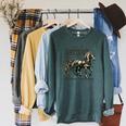 Please Be Patient With Me I Sponge Fleece Raglan Crewneck Sweatshirt Heather Forest