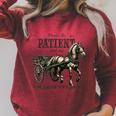 Please Be Patient With Me I Sponge Fleece Raglan Crewneck Sweatshirt Cardinal