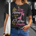 15 Años Siendo Un Bombón Cumpleaños 15 Años Camiseta unisex Regalos para ella