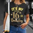 16Th Birthday For N Girl 16 Years Old Birthday Idea Maglietta Regalos para ella