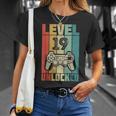 19° Compleanno Livello 19 Sbloccato Maglietta Regalos para ella