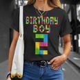 2 Geburtstag 2 Jahre Alter Junge Bausteine Bricks Boys T-Shirt Geschenke für Sie