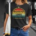 29 Anni Compleanno Uomo Donna Regalo Agostointage 1995 Maglietta Regalos para ella
