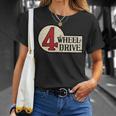 4-Wheel Driveintage 4X4 Overland Emblem 4Wd T-Shirt Geschenke für Sie