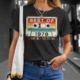 43 Anni Compleanno Uomo Donna Regalointage 1978 Maglietta Regalos para ella