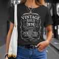 50Th Birthday Retro Limited Edition Man Woman Born 1974 T-Shirt Gifts for Her