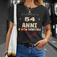 54 Anni E Non Sentirli Idea Divertente Scherzo Di Compleanno Maglietta Regalos para ella