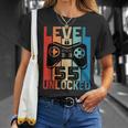 55 Anni Compleannoideogiochi Level 55 Unlocked 1966 Maglietta Regalos para ella